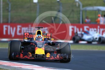 World © Octane Photographic Ltd. Formula 1 - Hungarian Grand Prix Practice 1. Daniel Ricciardo - Red Bull Racing RB13 and Felipe Massa - Williams Martini Racing FW40. Hungaroring, Budapest, Hungary. Friday 28th July 2017. Digital Ref:1899LB1D6415