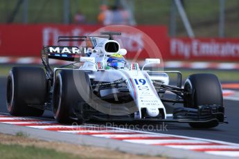 World © Octane Photographic Ltd. Formula 1 - Hungarian Grand Prix Practice 1. Felipe Massa - Williams Martini Racing FW40. Hungaroring, Budapest, Hungary. Friday 28th July 2017. Digital Ref:1899LB1D6423