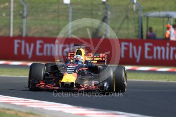 World © Octane Photographic Ltd. Formula 1 - Hungarian Grand Prix Practice 1. Daniel Ricciardo - Red Bull Racing RB13. Hungaroring, Budapest, Hungary. Friday 28th July 2017. Digital Ref:1899LB1D6478