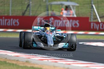 World © Octane Photographic Ltd. Formula 1 - Hungarian Grand Prix Practice 1. Lewis Hamilton - Mercedes AMG Petronas F1 W08 EQ Energy+. Hungaroring, Budapest, Hungary. Friday 28th July 2017. Digital Ref:1899LB1D6542