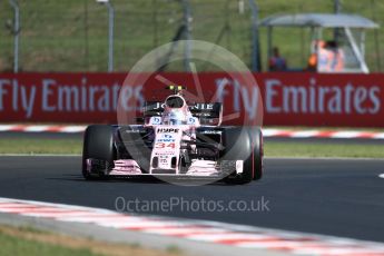 World © Octane Photographic Ltd. Formula 1 - Hungarian Grand Prix Practice 1. Alfonso Celis - Sahara Force India VJM10F1 Reserve Driver. Hungaroring, Budapest, Hungary. Friday 28th July 2017. Digital Ref:1899LB1D6599