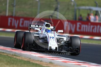 World © Octane Photographic Ltd. Formula 1 - Hungarian Grand Prix Practice 1. Felipe Massa - Williams Martini Racing FW40. Hungaroring, Budapest, Hungary. Friday 28th July 2017. Digital Ref:1899LB1D6713