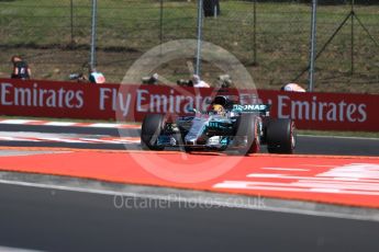 World © Octane Photographic Ltd. Formula 1 - Hungarian Grand Prix Practice 1. Lewis Hamilton - Mercedes AMG Petronas F1 W08 EQ Energy+. Hungaroring, Budapest, Hungary. Friday 28th July 2017. Digital Ref:1899LB1D6952