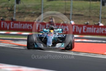 World © Octane Photographic Ltd. Formula 1 - Hungarian Grand Prix Practice 1. Lewis Hamilton - Mercedes AMG Petronas F1 W08 EQ Energy+. Hungaroring, Budapest, Hungary. Friday 28th July 2017. Digital Ref:1899LB1D6960