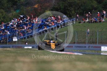 World © Octane Photographic Ltd. Formula 1 - Hungarian Grand Prix Practice 1. Jolyon Palmer - Renault Sport F1 Team R.S.17. Hungaroring, Budapest, Hungary. Friday 28th July 2017. Digital Ref:1899LB1D7127