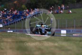 World © Octane Photographic Ltd. Formula 1 - Hungarian Grand Prix Practice 1. Lewis Hamilton - Mercedes AMG Petronas F1 W08 EQ Energy+. Hungaroring, Budapest, Hungary. Friday 28th July 2017. Digital Ref:1899LB1D7139