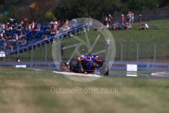 World © Octane Photographic Ltd. Formula 1 - Hungarian Grand Prix Practice 1. Carlos Sainz - Scuderia Toro Rosso STR12. Hungaroring, Budapest, Hungary. Friday 28th July 2017. Digital Ref:1899LB1D7159