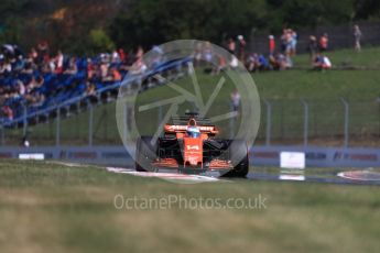 World © Octane Photographic Ltd. Formula 1 - Hungarian Grand Prix Practice 1. Fernando Alonso - McLaren Honda MCL32. Hungaroring, Budapest, Hungary. Friday 28th July 2017. Digital Ref:1899LB1D7172