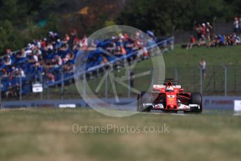 World © Octane Photographic Ltd. Formula 1 - Hungarian Grand Prix Practice 1. Sebastian Vettel - Scuderia Ferrari SF70H. Hungaroring, Budapest, Hungary. Friday 28th July 2017. Digital Ref:1899LB1D7242