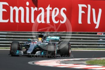 World © Octane Photographic Ltd. Formula 1 - Hungarian Grand Prix Practice 1. Lewis Hamilton - Mercedes AMG Petronas F1 W08 EQ Energy+. Hungaroring, Budapest, Hungary. Friday 28th July 2017. Digital Ref:1899LB1D7458