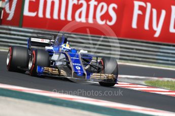 World © Octane Photographic Ltd. Formula 1 - Hungarian Grand Prix Practice 1. Marcus Ericsson – Sauber F1 Team C36. Hungaroring, Budapest, Hungary. Friday 28th July 2017. Digital Ref:1899LB1D7478