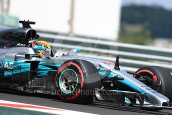 World © Octane Photographic Ltd. Formula 1 - Hungarian Grand Prix Practice 1. Lewis Hamilton - Mercedes AMG Petronas F1 W08 EQ Energy+. Hungaroring, Budapest, Hungary. Friday 28th July 2017. Digital Ref:1899LB1D7498