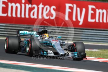 World © Octane Photographic Ltd. Formula 1 - Hungarian Grand Prix Practice 1. Lewis Hamilton - Mercedes AMG Petronas F1 W08 EQ Energy+. Hungaroring, Budapest, Hungary. Friday 28th July 2017. Digital Ref:1899LB1D7531