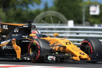 World © Octane Photographic Ltd. Formula 1 - Hungarian Grand Prix Practice 1. Nico Hulkenberg - Renault Sport F1 Team R.S.17. Hungaroring, Budapest, Hungary. Friday 28th July 2017. Digital Ref:1899LB1D7552