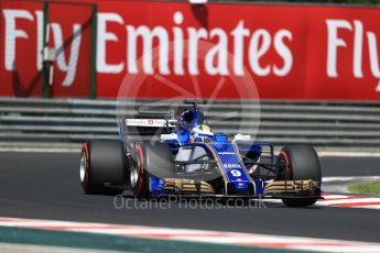 World © Octane Photographic Ltd. Formula 1 - Hungarian Grand Prix Practice 1. Marcus Ericsson – Sauber F1 Team C36. Hungaroring, Budapest, Hungary. Friday 28th July 2017. Digital Ref:1899LB1D7562
