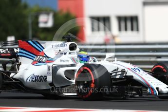World © Octane Photographic Ltd. Formula 1 - Hungarian Grand Prix Practice 1. Felipe Massa - Williams Martini Racing FW40. Hungaroring, Budapest, Hungary. Friday 28th July 2017. Digital Ref:1899LB1D7591