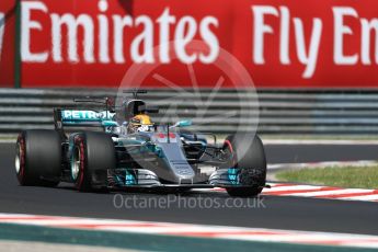 World © Octane Photographic Ltd. Formula 1 - Hungarian Grand Prix Practice 1. Lewis Hamilton - Mercedes AMG Petronas F1 W08 EQ Energy+. Hungaroring, Budapest, Hungary. Friday 28th July 2017. Digital Ref:1899LB1D7599
