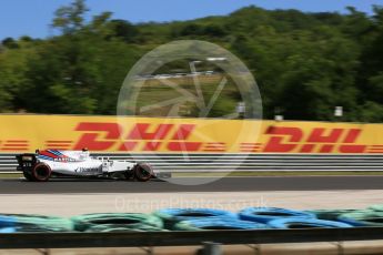 World © Octane Photographic Ltd. Formula 1 - Hungarian Grand Prix Practice 1. Lance Stroll - Williams Martini Racing FW40. Hungaroring, Budapest, Hungary. Friday 28th July 2017. Digital Ref:1899LB5D2313