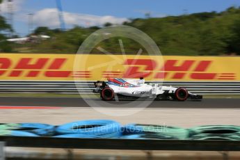 World © Octane Photographic Ltd. Formula 1 - Hungarian Grand Prix Practice 1. Felipe Massa - Williams Martini Racing FW40. Hungaroring, Budapest, Hungary. Friday 28th July 2017. Digital Ref:1899LB5D2321