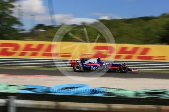 World © Octane Photographic Ltd. Formula 1 - Hungarian Grand Prix Practice 1. Carlos Sainz - Scuderia Toro Rosso STR12. Hungaroring, Budapest, Hungary. Friday 28th July 2017. Digital Ref:1899LB5D2378