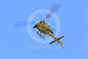 World © Octane Photographic Ltd. Formula 1 - Hungarian Grand Prix Practice 2. TV Helicopter Aerospatiale 355N Ecureuil 2, OO-HCE, Budapest, Hungary. Friday 28th July 2017. Digital Ref:1901CB1L9342