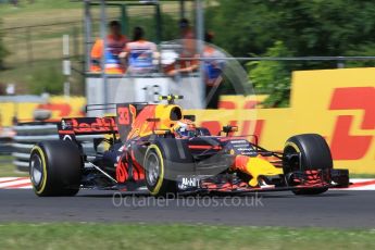 World © Octane Photographic Ltd. Formula 1 - Hungarian Grand Prix Practice 2. Max Verstappen - Red Bull Racing RB13. Hungaroring, Budapest, Hungary. Friday 28th July 2017. Digital Ref:1901CB1L9414