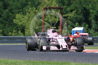 World © Octane Photographic Ltd. Formula 1 - Hungarian Grand Prix Practice 2. Esteban Ocon - Sahara Force India VJM10. Hungaroring, Budapest, Hungary. Friday 28th July 2017. Digital Ref:1901CB1L9418