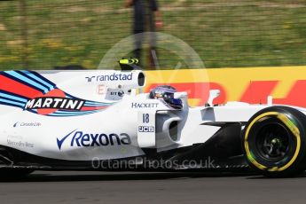 World © Octane Photographic Ltd. Formula 1 - Hungarian Grand Prix Practice 2. Lance Stroll - Williams Martini Racing FW40. Hungaroring, Budapest, Hungary. Friday 28th July 2017. Digital Ref:1901CB1L9441