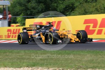 World © Octane Photographic Ltd. Formula 1 - Hungarian Grand Prix Practice 2. Nico Hulkenberg - Renault Sport F1 Team R.S.17. Hungaroring, Budapest, Hungary. Friday 28th July 2017. Digital Ref:1901CB1L9464