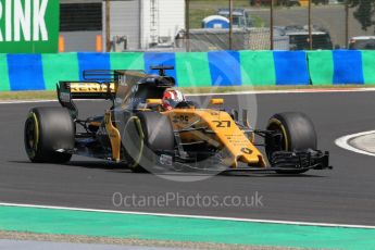 World © Octane Photographic Ltd. Formula 1 - Hungarian Grand Prix Practice 2. Nico Hulkenberg - Renault Sport F1 Team R.S.17. Hungaroring, Budapest, Hungary. Friday 28th July 2017. Digital Ref:1901CB1L9503