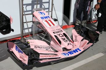 World © Octane Photographic Ltd. Formula 1 - Hungarian Grand Prix Practice 2. Sergio Perez - Sahara Force India VJM10. Hungaroring, Budapest, Hungary. Friday 28th July 2017. Digital Ref:1901CB1L9575