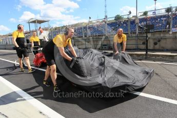 World © Octane Photographic Ltd. Formula 1 - Hungarian Grand Prix Practice 2. Jolyon Palmer - Renault Sport F1 Team R.S.17. Hungaroring, Budapest, Hungary. Friday 28th July 2017. Digital Ref:1901CB1L9669