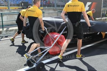 World © Octane Photographic Ltd. Formula 1 - Hungarian Grand Prix Practice 2. Jolyon Palmer - Renault Sport F1 Team R.S.17. Hungaroring, Budapest, Hungary. Friday 28th July 2017. Digital Ref:1901CB1L9684