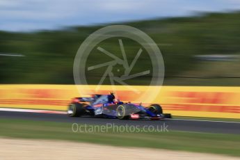 World © Octane Photographic Ltd. Formula 1 - Hungarian Grand Prix Practice 2. Carlos Sainz - Scuderia Toro Rosso STR12. Hungaroring, Budapest, Hungary. Friday 28th July 2017. Digital Ref:1901CB2D1158