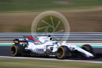 World © Octane Photographic Ltd. Formula 1 - Hungarian Grand Prix Practice 2. Felipe Massa - Williams Martini Racing FW40. Hungaroring, Budapest, Hungary. Friday 28th July 2017. Digital Ref:1901CB2D1195