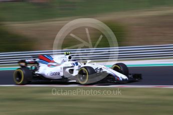 World © Octane Photographic Ltd. Formula 1 - Hungarian Grand Prix Practice 2. Lance Stroll - Williams Martini Racing FW40. Hungaroring, Budapest, Hungary. Friday 28th July 2017. Digital Ref:1901CB2D1227