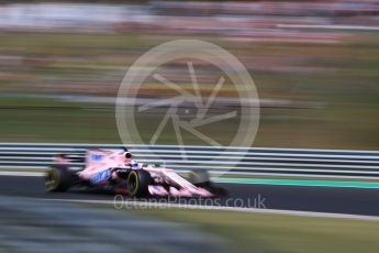 World © Octane Photographic Ltd. Formula 1 - Hungarian Grand Prix Practice 2. Sergio Perez - Sahara Force India VJM10. Hungaroring, Budapest, Hungary. Friday 28th July 2017. Digital Ref:1901CB2D1239