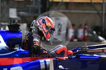 World © Octane Photographic Ltd. Formula 1 - Hungarian Grand Prix Practice 2. Daniil Kvyat - Scuderia Toro Rosso STR12. Hungaroring, Budapest, Hungary. Friday 28th July 2017. Digital Ref:1901CB2D1285