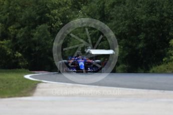 World © Octane Photographic Ltd. Formula 1 - Hungarian Grand Prix Practice 2. Daniil Kvyat - Scuderia Toro Rosso STR12. Hungaroring, Budapest, Hungary. Friday 28th July 2017. Digital Ref:1901LB1D7651