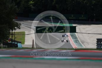 World © Octane Photographic Ltd. Formula 1 - Hungarian Grand Prix Practice 2. Esteban Ocon - Sahara Force India VJM10 and Pascal Wehrlein – Sauber F1 Team C36. Hungaroring, Budapest, Hungary. Friday 28th July 2017. Digital Ref:1901LB1D8015