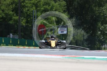 World © Octane Photographic Ltd. Formula 1 - Hungarian Grand Prix Practice 2. Nico Hulkenberg - Renault Sport F1 Team R.S.17. Hungaroring, Budapest, Hungary. Friday 28th July 2017. Digital Ref:1901LB1D8087