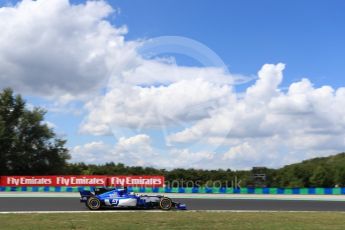 World © Octane Photographic Ltd. Formula 1 - Hungarian Grand Prix Practice 2. Marcus Ericsson – Sauber F1 Team C36. Hungaroring, Budapest, Hungary. Friday 28th July 2017. Digital Ref:1901LB1D8112