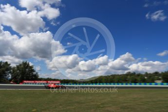 World © Octane Photographic Ltd. Formula 1 - Hungarian Grand Prix Practice 2. Kimi Raikkonen - Scuderia Ferrari SF70H. Hungaroring, Budapest, Hungary. Friday 28th July 2017. Digital Ref:1901LB1D8213
