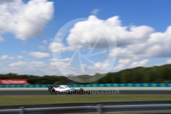 World © Octane Photographic Ltd. Formula 1 - Hungarian Grand Prix Practice 2. Lance Stroll - Williams Martini Racing FW40. Hungaroring, Budapest, Hungary. Friday 28th July 2017. Digital Ref:1901LB1D8519