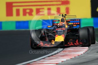 World © Octane Photographic Ltd. Formula 1 - Hungarian Grand Prix Practice 3. Max Verstappen - Red Bull Racing RB13. Hungaroring, Budapest, Hungary. Saturday 29th July 2017. Digital Ref: