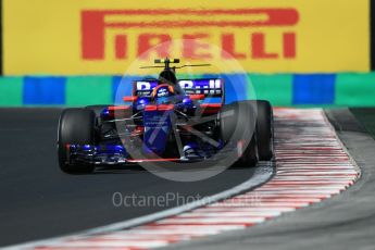 World © Octane Photographic Ltd. Formula 1 - Hungarian Grand Prix Practice 3. Carlos Sainz - Scuderia Toro Rosso STR12. Hungaroring, Budapest, Hungary. Saturday 29th July 2017. Digital Ref: