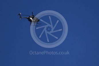 World © Octane Photographic Ltd. Formula 1 - Hungarian Grand Prix Practice 3. Police Helicopter MD-500E. Hungaroring, Budapest, Hungary. Saturday 29th July 2017. Digital Ref: