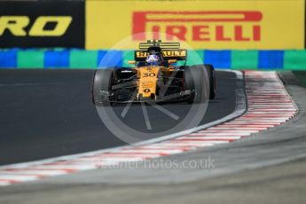 World © Octane Photographic Ltd. Formula 1 - Hungarian Grand Prix Practice 3. Jolyon Palmer - Renault Sport F1 Team R.S.17. Hungaroring, Budapest, Hungary. Saturday 29th July 2017. Digital Ref: