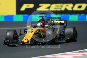 World © Octane Photographic Ltd. Formula 1 - Hungarian Grand Prix Practice 3. Nico Hulkenberg - Renault Sport F1 Team R.S.17. Hungaroring, Budapest, Hungary. Saturday 29th July 2017. Digital Ref: