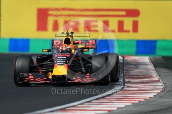 World © Octane Photographic Ltd. Formula 1 - Hungarian Grand Prix Practice 3. Max Verstappen - Red Bull Racing RB13. Hungaroring, Budapest, Hungary. Saturday 29th July 2017. Digital Ref: